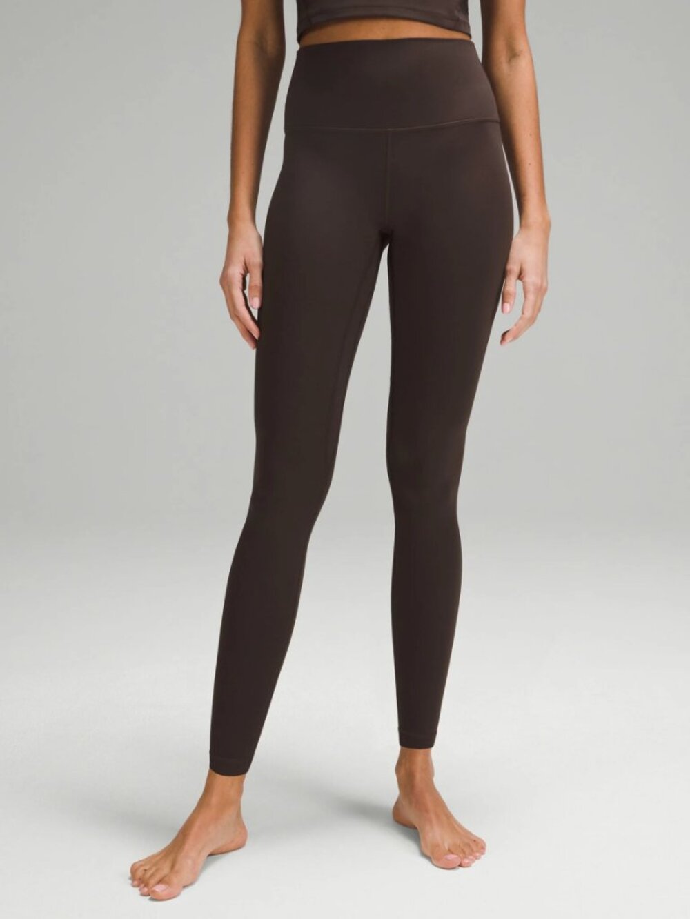 Lululemon high rise, align, espresso, 28” leggings, size 6